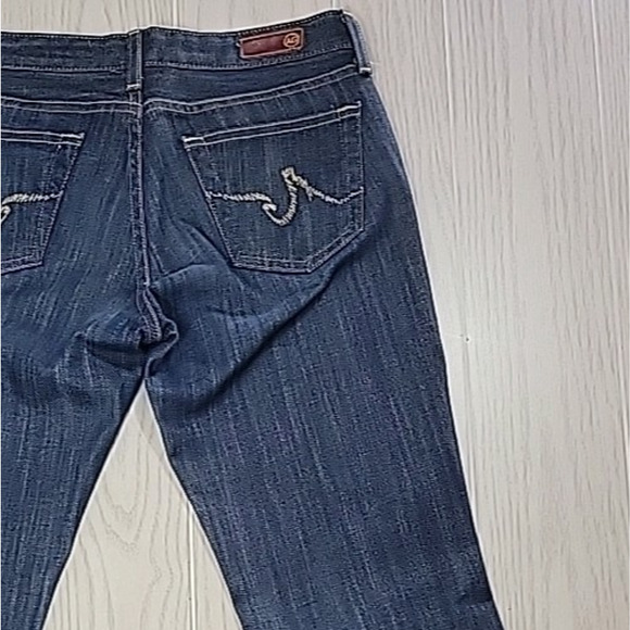 Adriano Goldschmied Jeans Womens 28 Blue Dark Wash Straight Flaired The Club USA - Picture 5 of 15